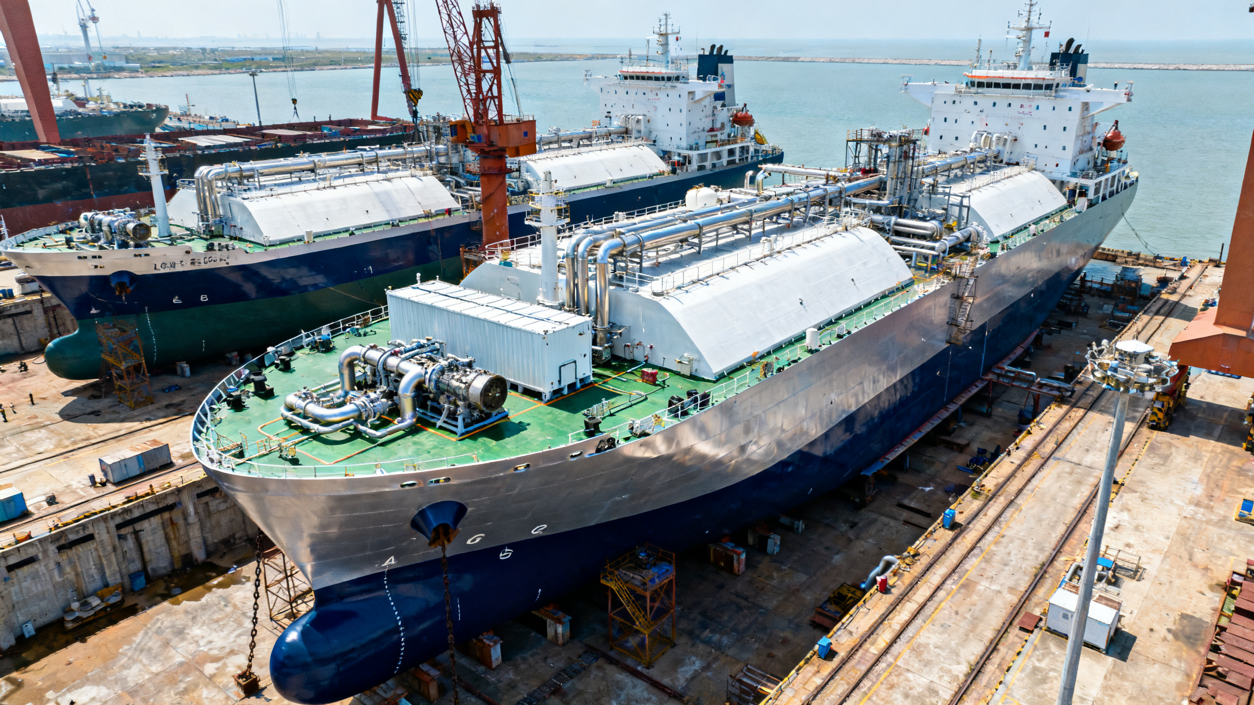 Chinese Shipyards Secure 13+6 New Orders Including LNG Bunkering Vessels