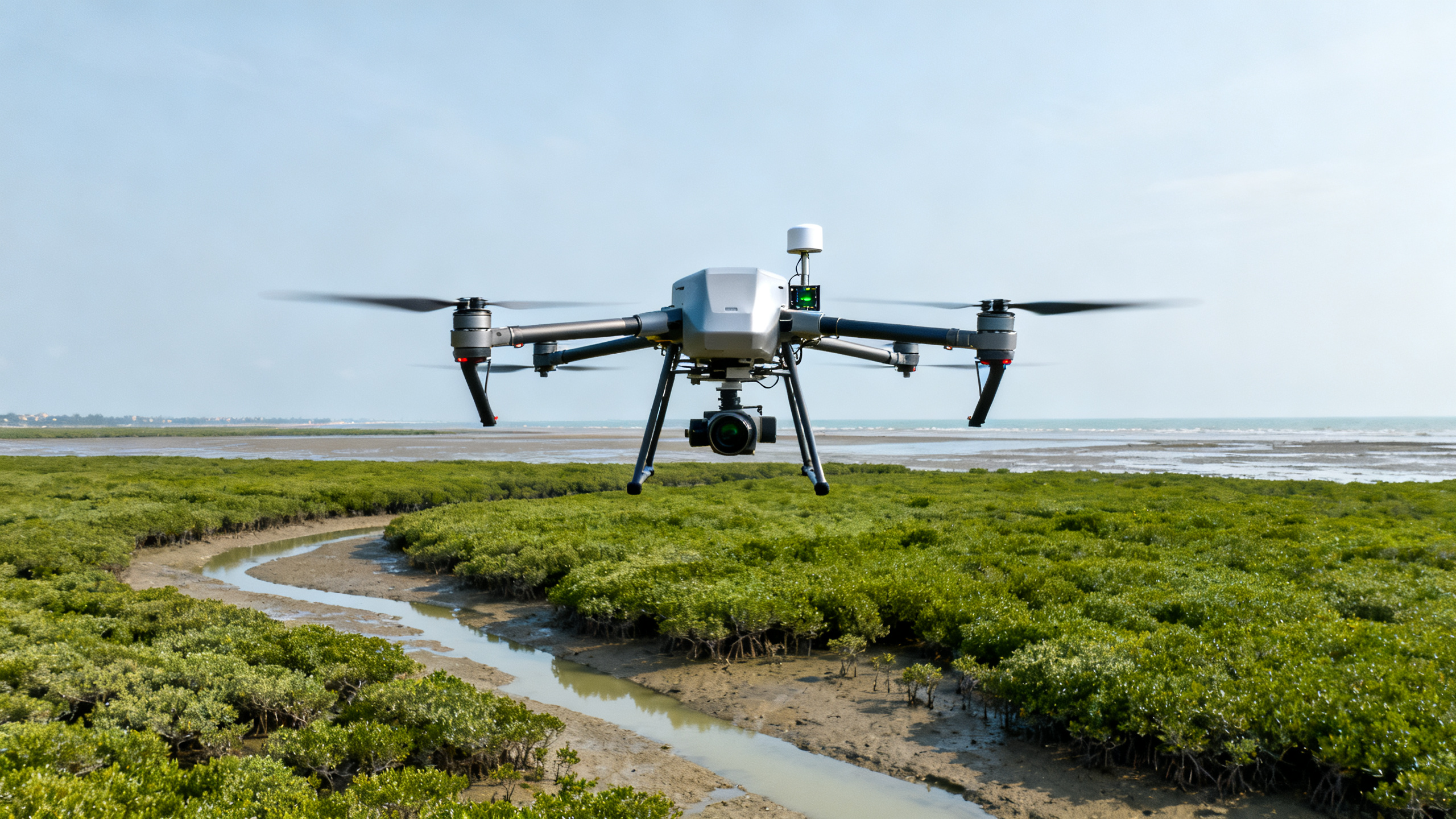 Guangxi Mangroves Adopt 'Low-Altitude+' Drone Inspection; Air Monitoring Terminals Accelerate Global Certification
