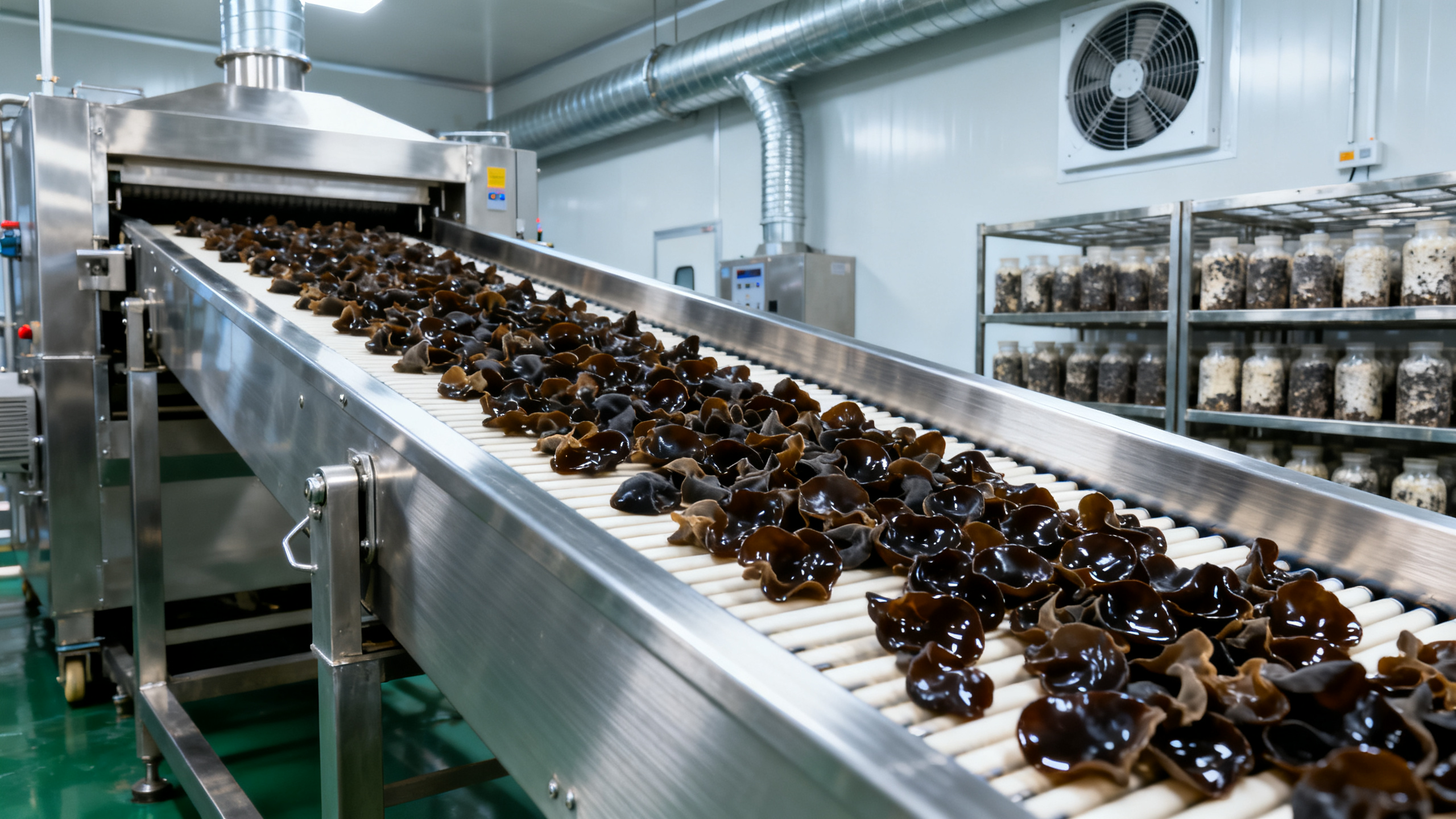 Dongning Black Fungus Output to Exceed $390M; Demand Rises for Food-Grade Stainless Steel Conveyor Belts