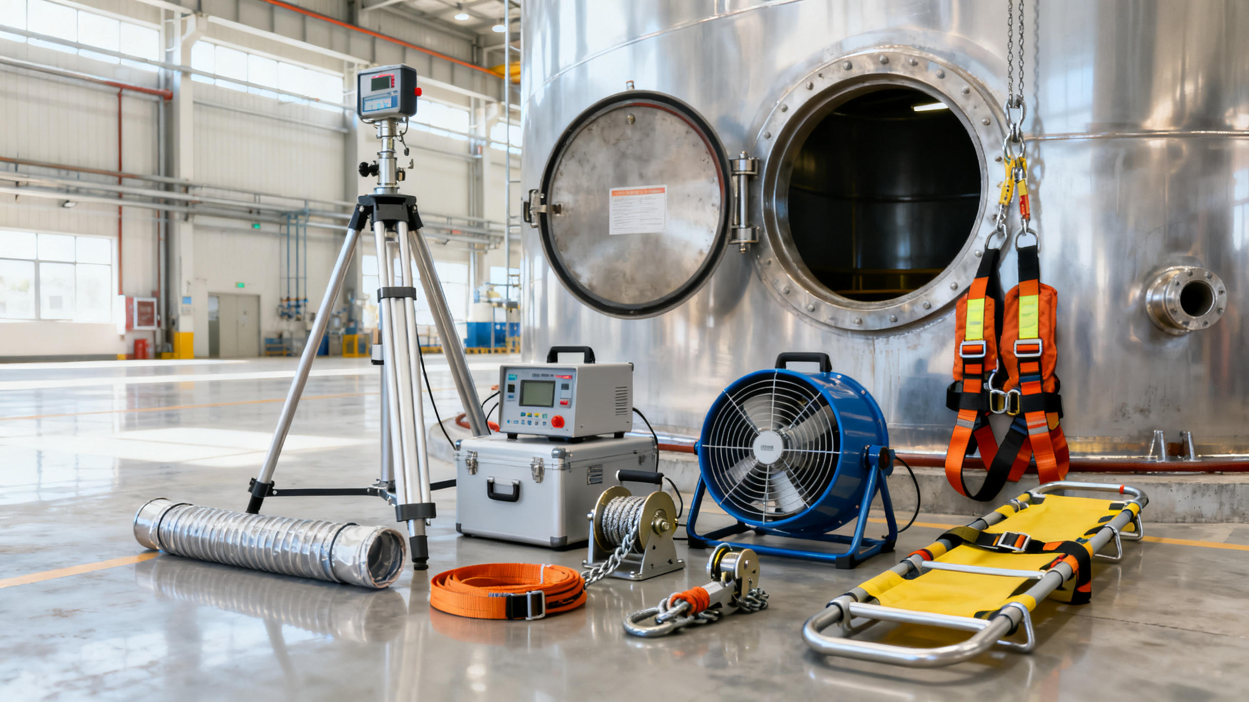 How to Choose Confined Space Equipment for Entry, Monitoring, and Rescue