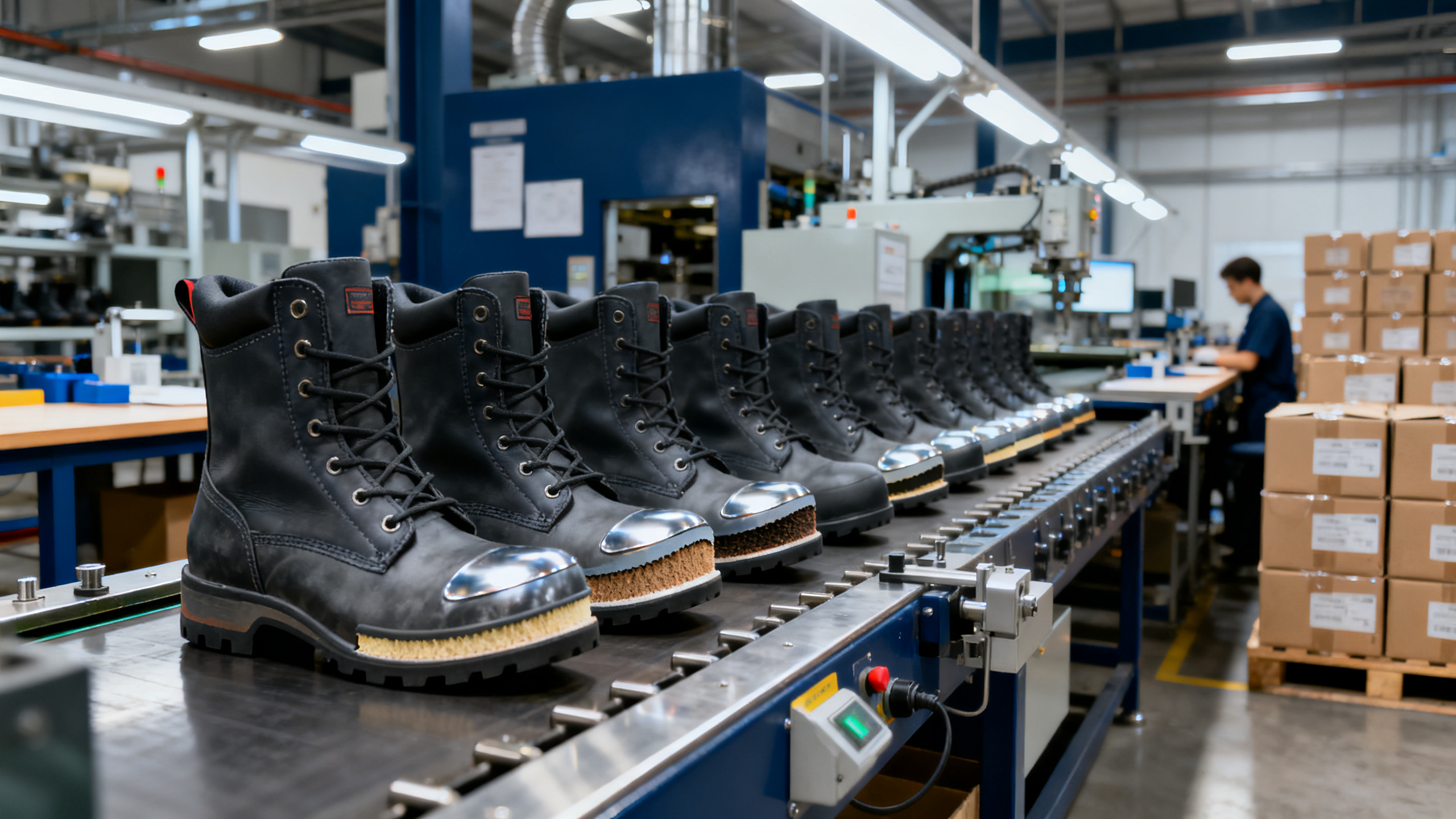 How to Evaluate a Steel Toe Work Boots Manufacturer for Bulk PPE Orders