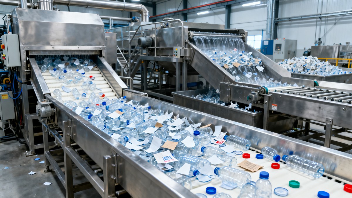 Pet Bottle Washing Line Problems: Common Causes of Flake Contamination and How to Fix Them Pet Bottle Washing Line Problems: Common Causes of Flake Contamination and How to Fix Them