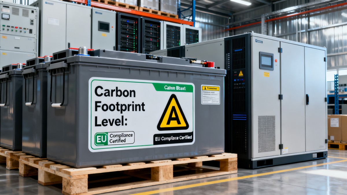 EU Battery Footprint Label Rule Hits Industrial Exports EU Battery Footprint Label Rule Hits Industrial Exports