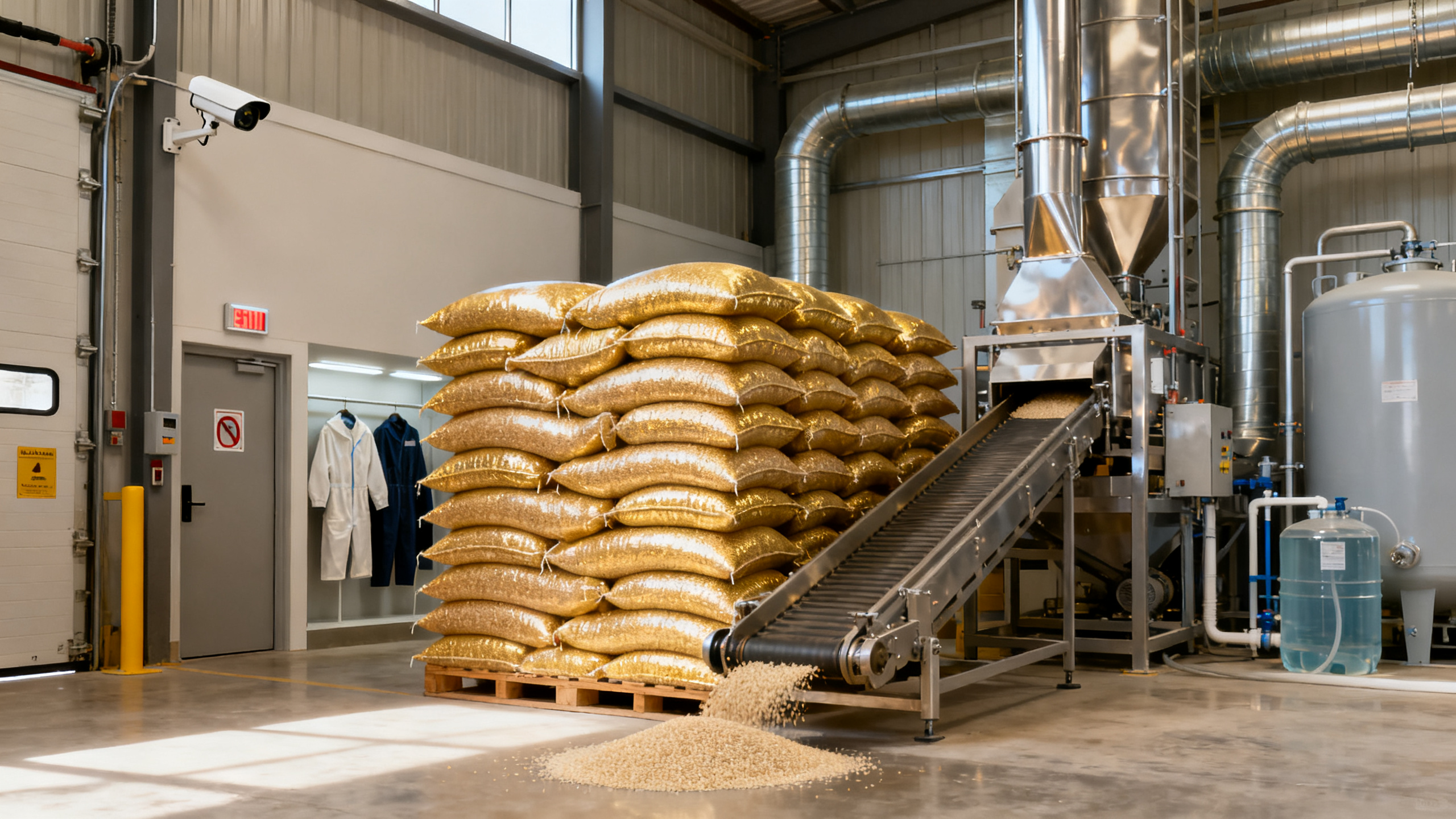 India’s Parboiled Rice Duty Lifts Grain Handling PPE Demand