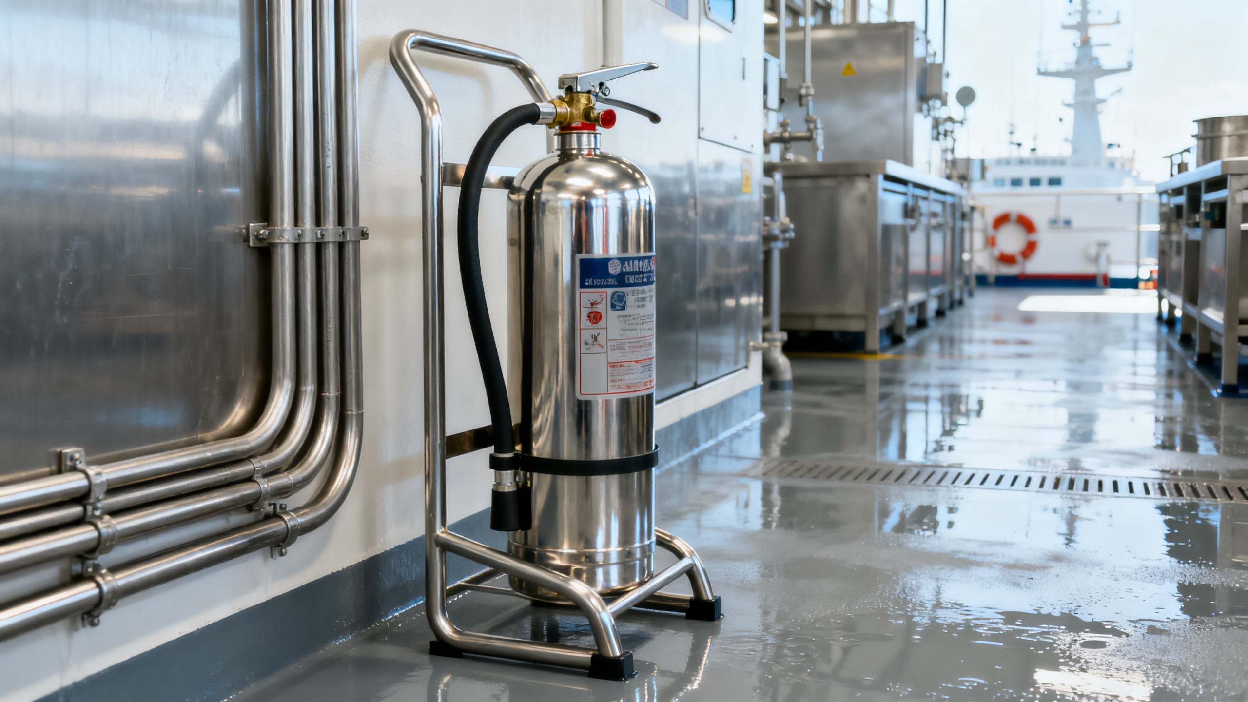 How to Choose Stainless Steel Fire Extinguishers for Marine, Food, and Clean Environments