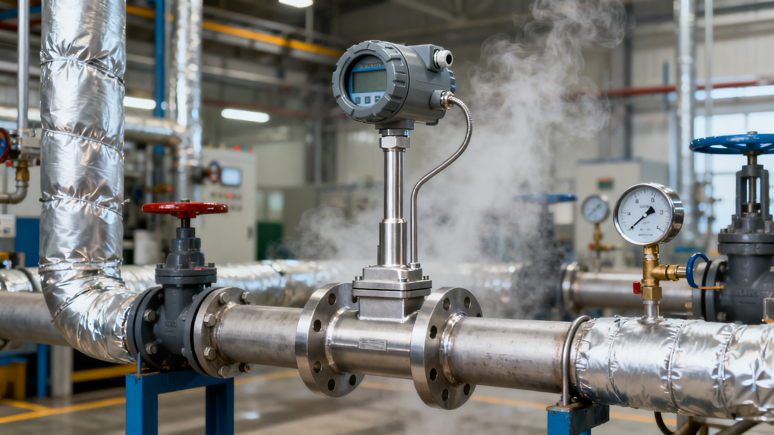 Steam Vortex Flow Meter Selection Guide: Pressure, Temperature and Line Size Explained