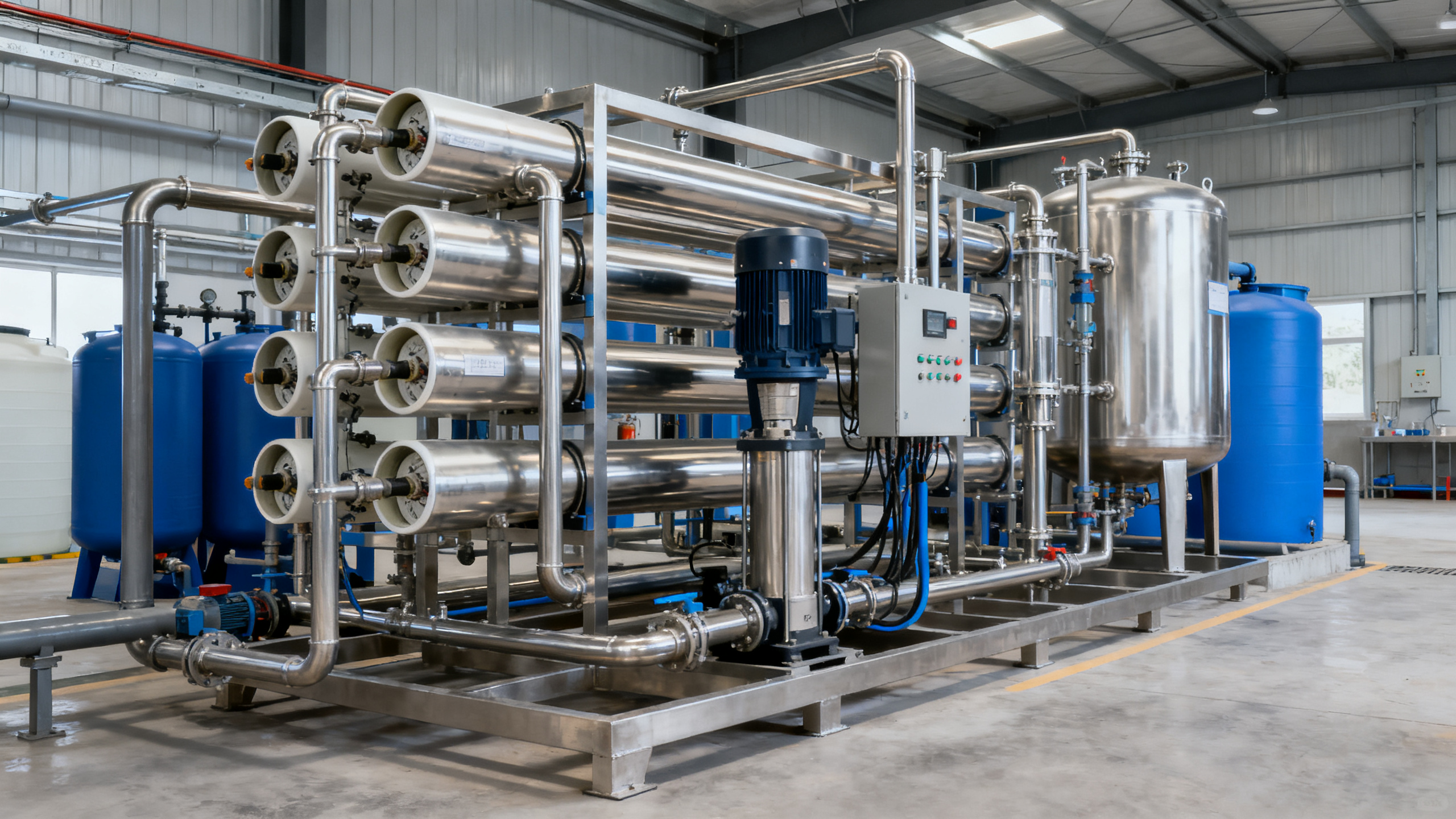 Industrial RO Water Purification Plant Sizing: Capacity, Feed Water, and Recovery Rate