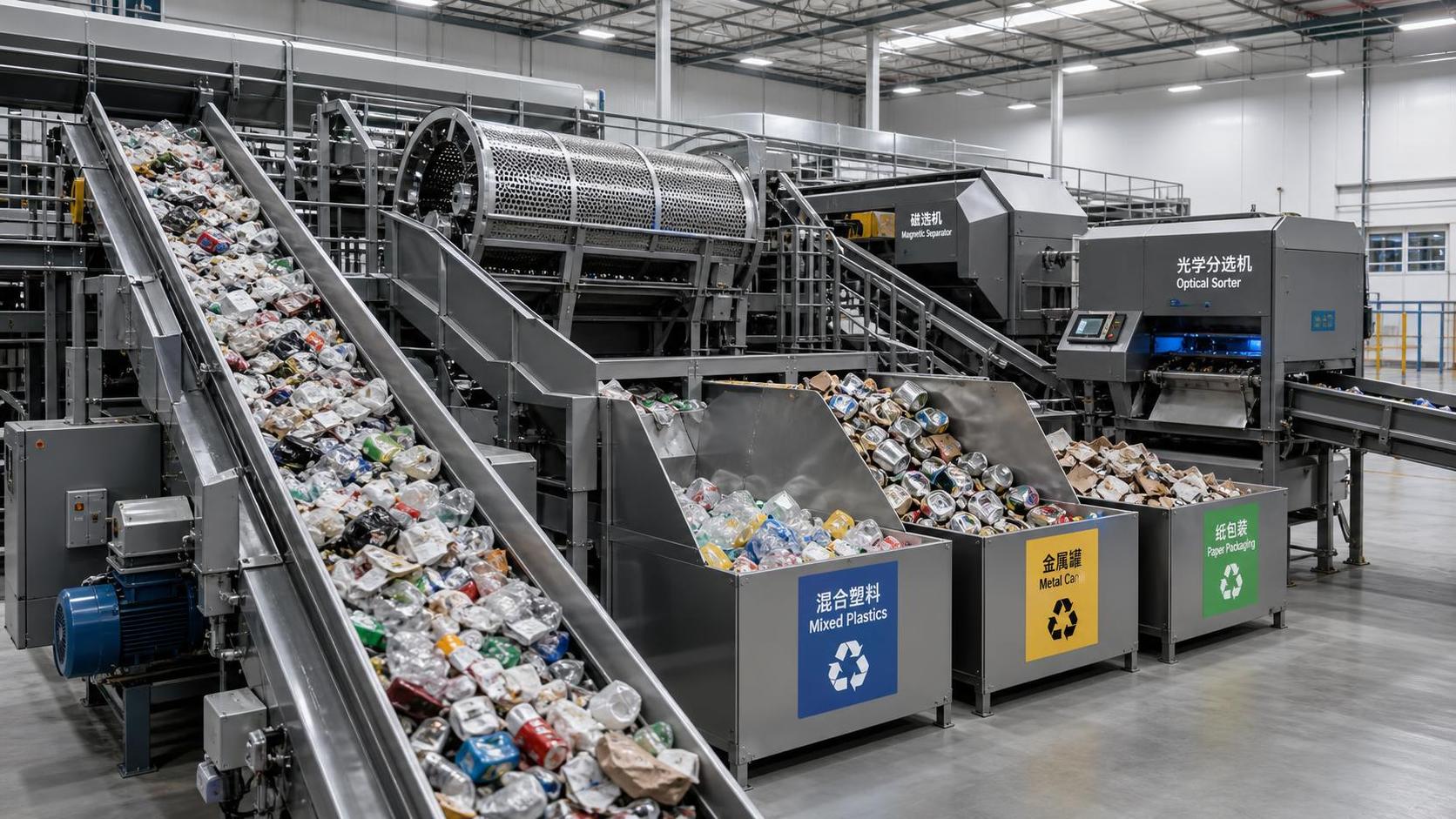 Selecting Waste Recycling Equipment by Waste Stream, Throughput, and Contamination Level