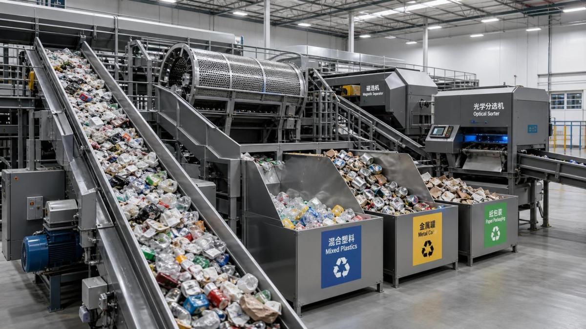Selecting Waste Recycling Equipment by Waste Stream, Throughput, and Contamination Level