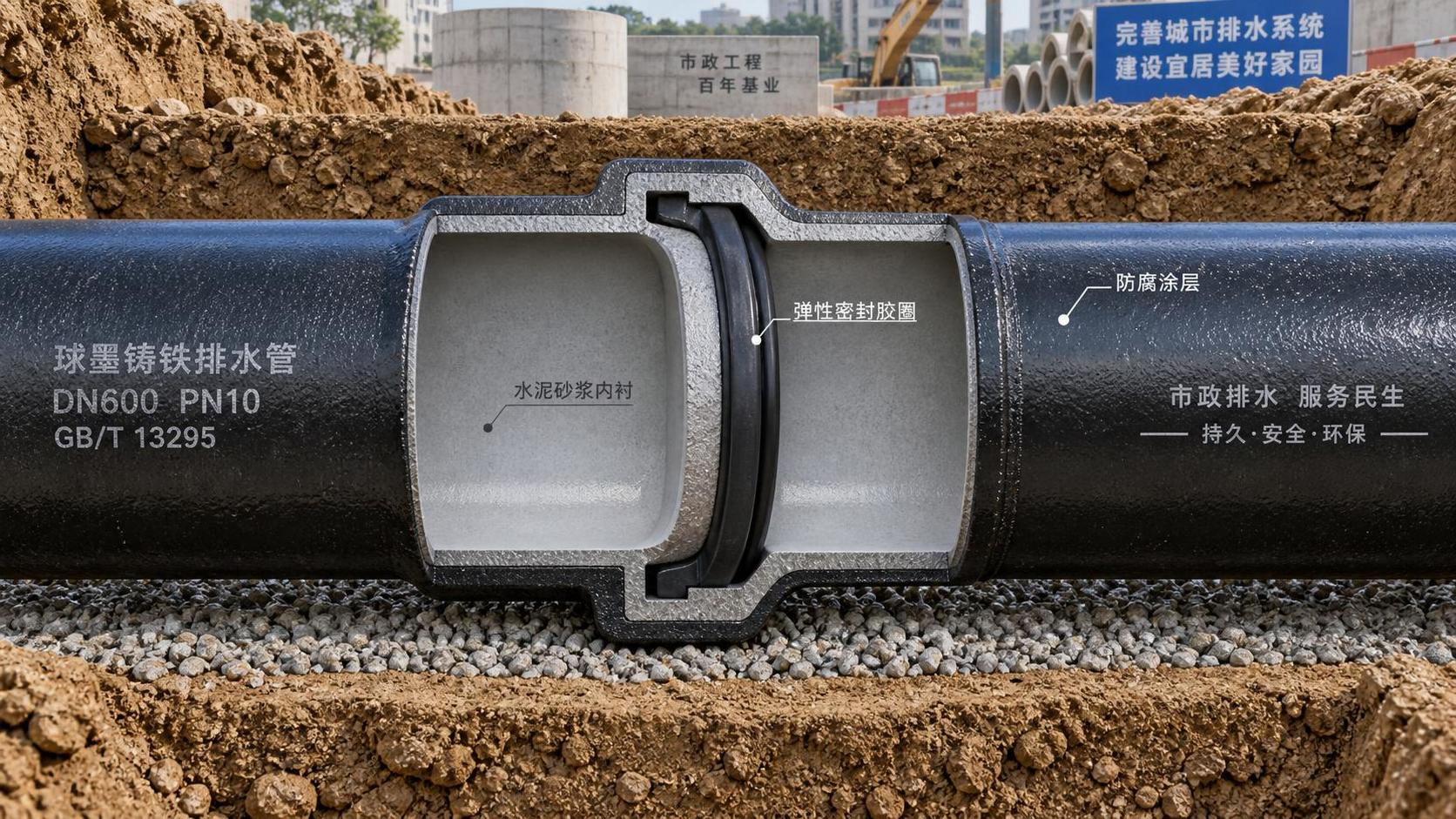 How Pressure Class and Joint Design Affect Long-Term Performance of Ductile Iron Pipes in Drainage Infrastructure