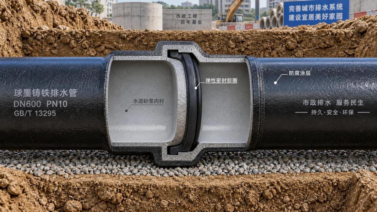 How Pressure Class and Joint Design Affect Long-Term Performance of Ductile Iron Pipes in Drainage Infrastructure