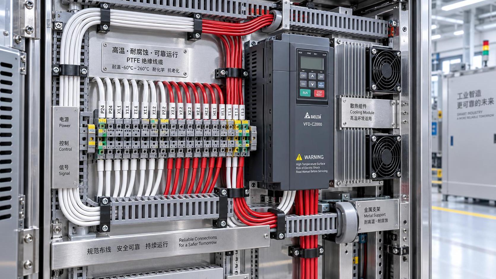 Selecting PTFE Insulated Hookup Wire for High-Temperature Control Panels
