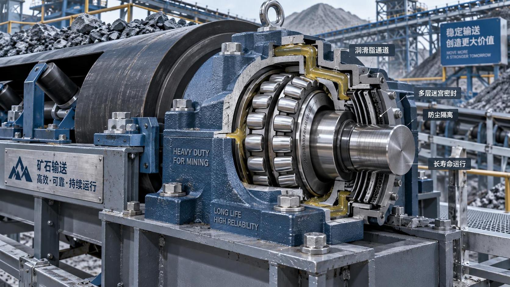 Selecting Spherical Roller Bearings for Mining: Load, Contamination, and Service Life