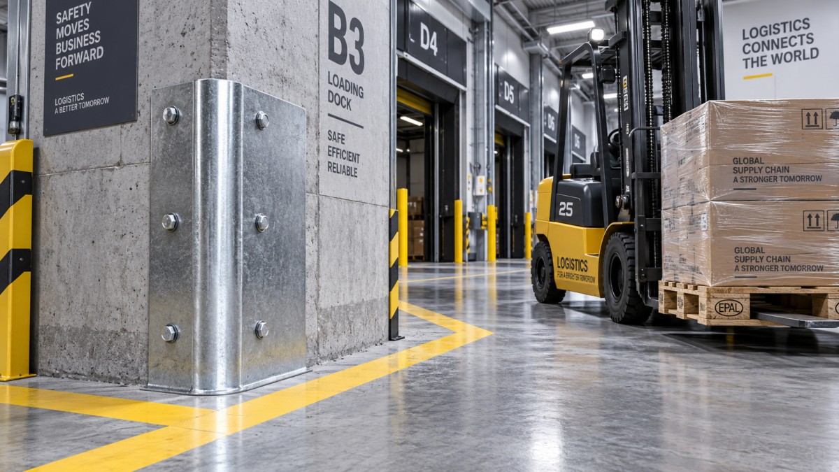 How to Specify Steel Heavy-Duty Corner Guards for Loading Bays and High-Traffic Areas