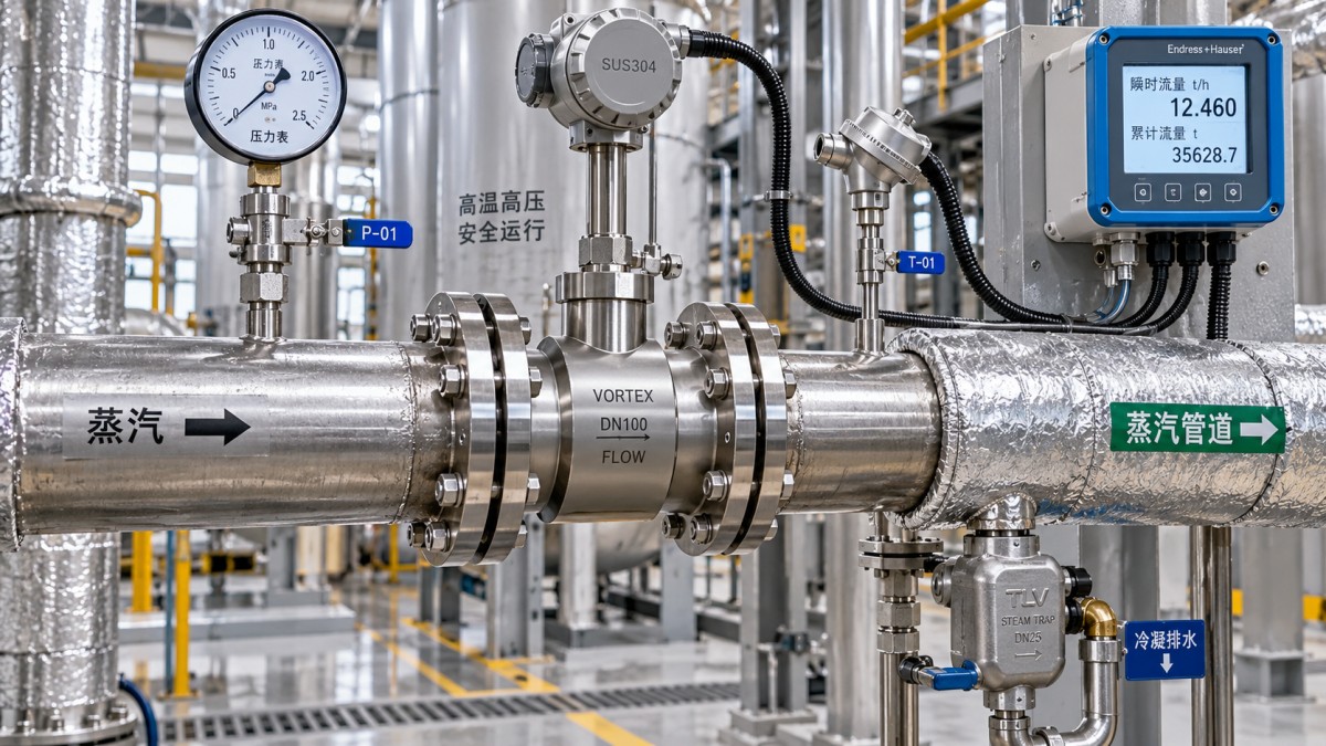 Selecting a Steam Vortex Flow Meter: Sizing, Pressure, and Temperature Limits Selecting a Steam Vortex Flow Meter: Sizing, Pressure, and Temperature Limits