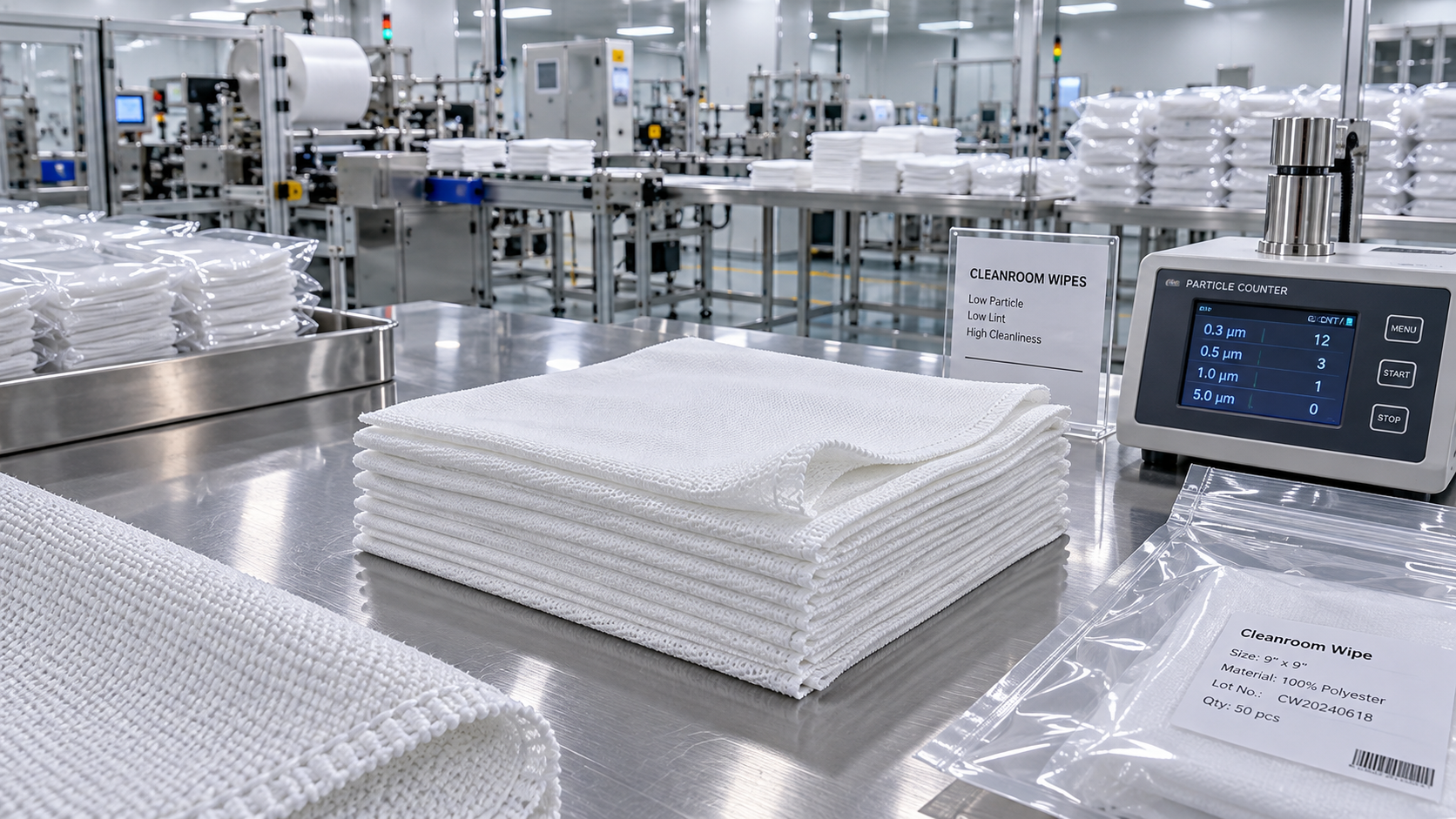 Choosing a Lint-Free Wipes Factory: How to Evaluate Quality and Capacity Choosing a Lint-Free Wipes Factory: How to Evaluate Quality and Capacity