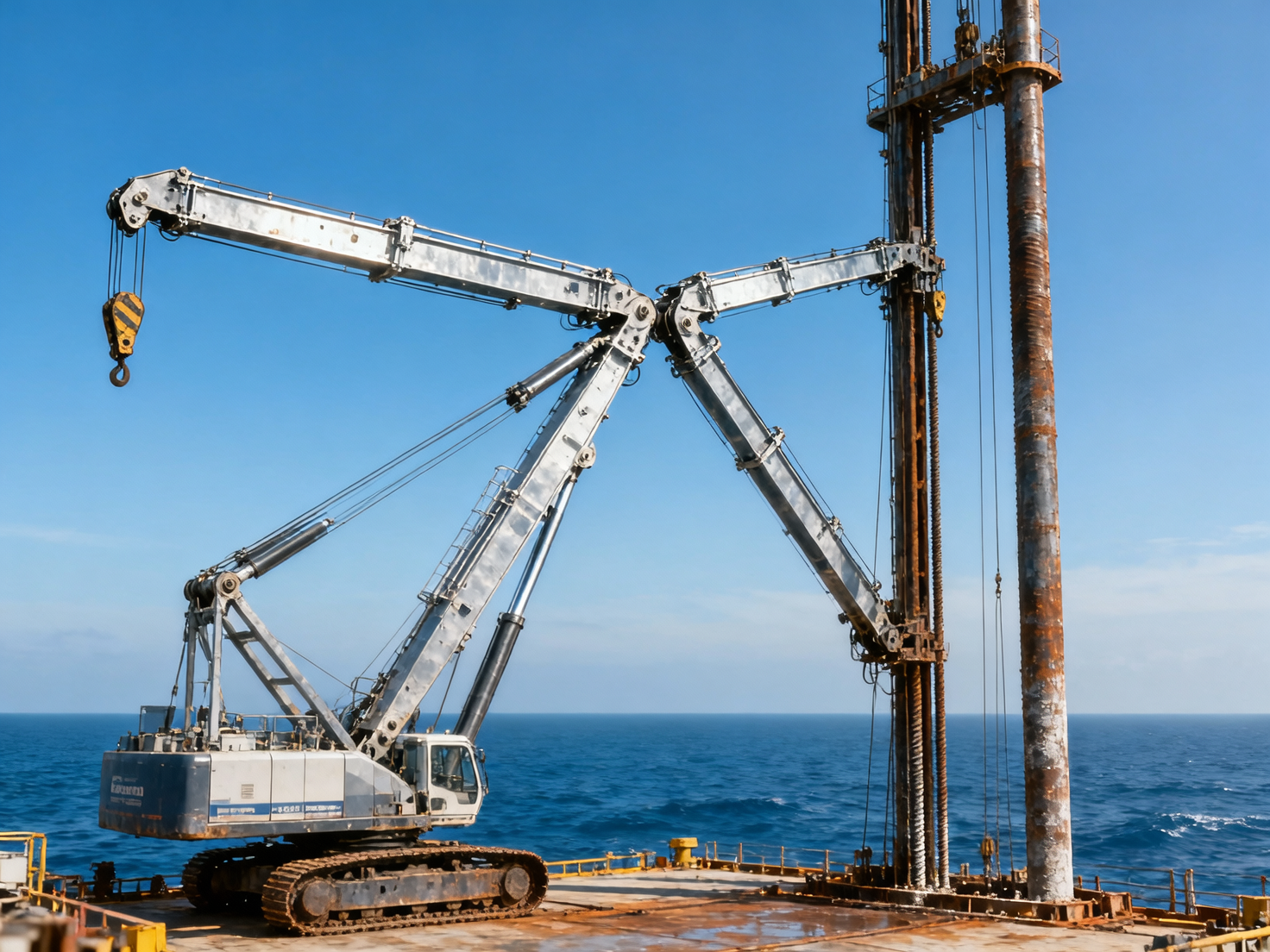 ZPMC and CCCC ZPMC Jointly Apply for Patent on Marine Foldable Pile Frame, Enhancing Adaptability of Offshore Piling Equipment to Different Pile Lengths, Benefiting Overseas Marine Engineering Procurement