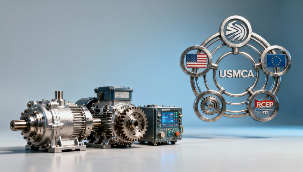 Industrial equipment exporters: How regional trade agreements reshape origin rules