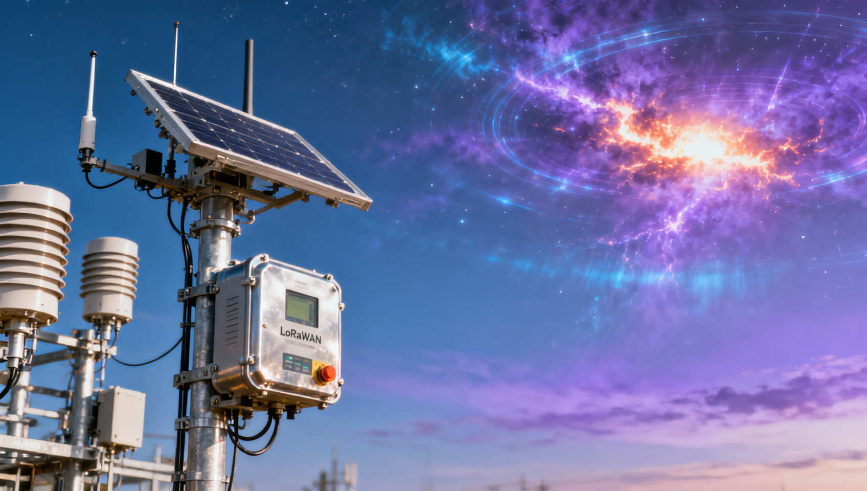 Environmental monitoring networks dropping alerts during solar flare events