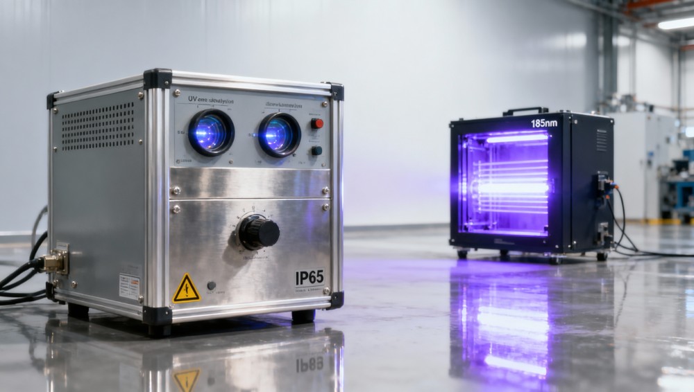 Air quality analyzers underestimating ozone near UV-curing stations