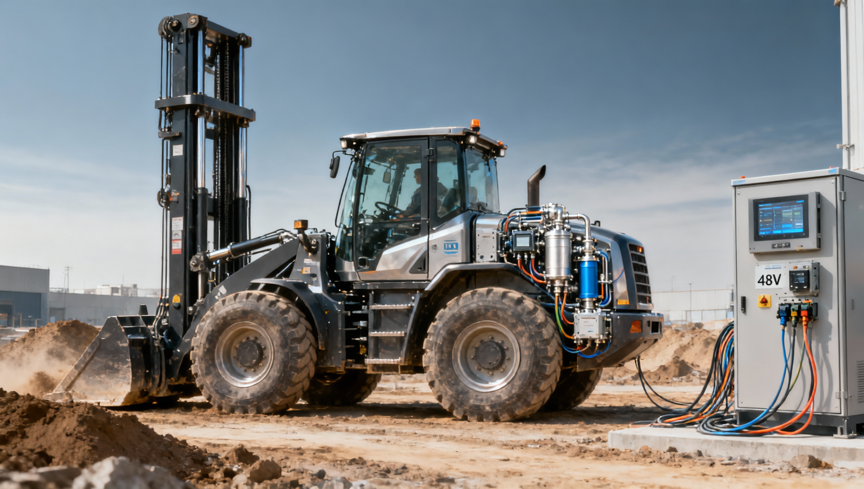 Construction machinery news confirms hybrid hydraulic systems are now standard on mid-size loaders