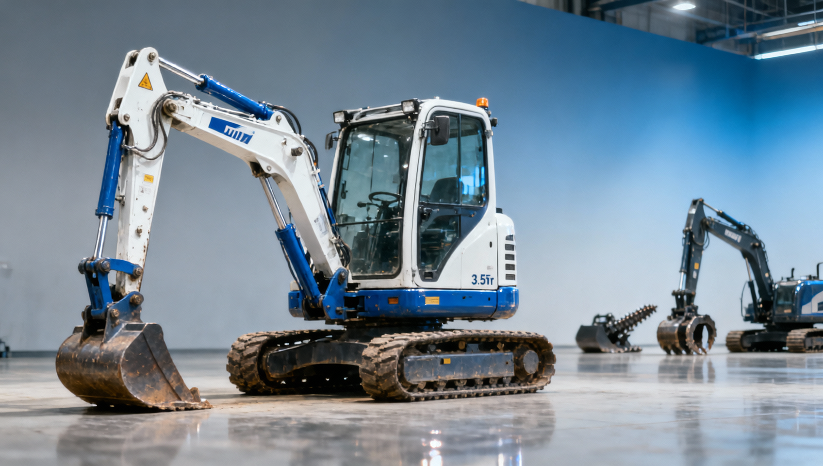 Construction equipment market data shows used mini-excavators holding value better than expected