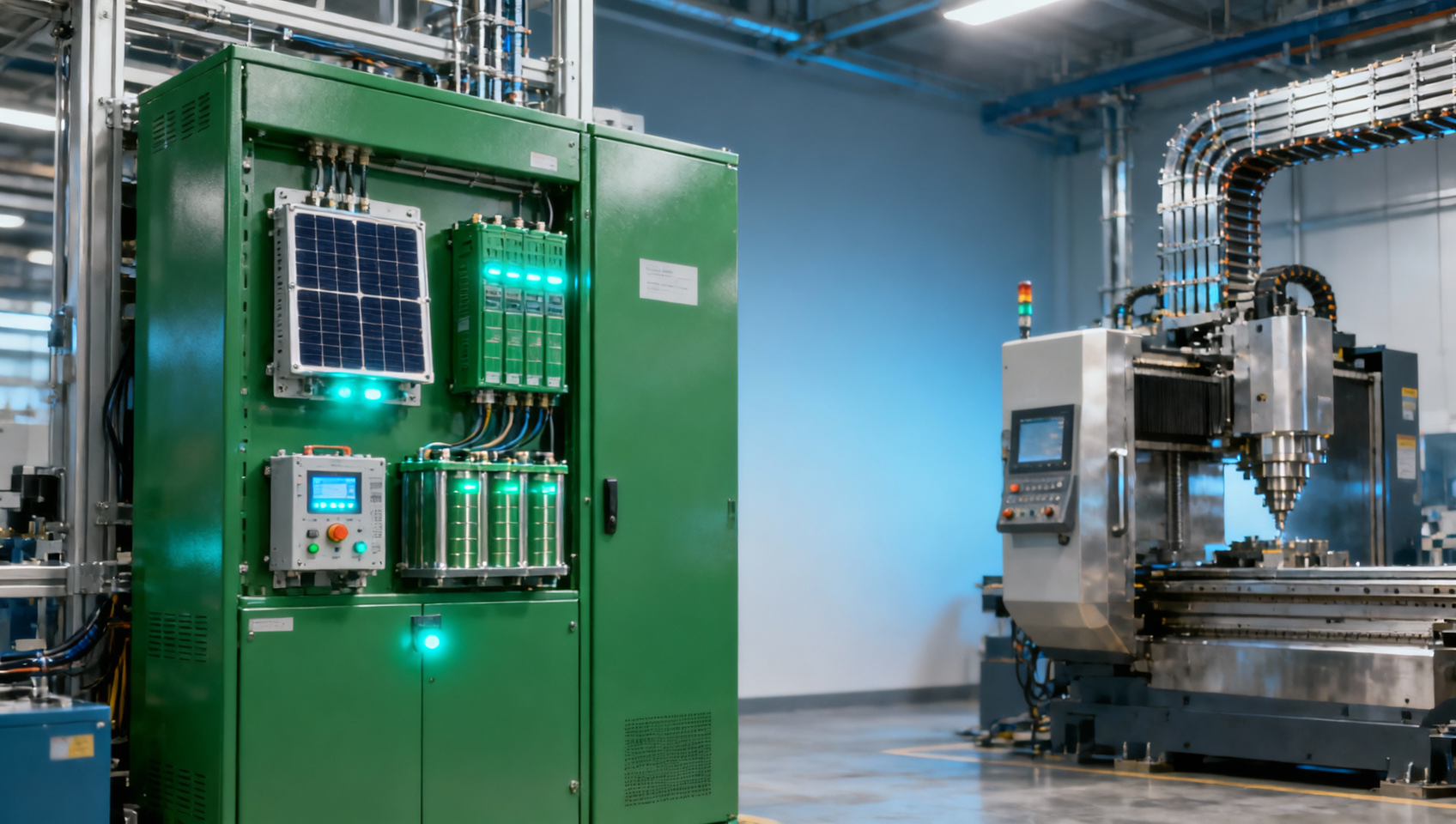 Green energy integration for manufacturing: What voltage stability issues arise with on-site solar + battery buffers?