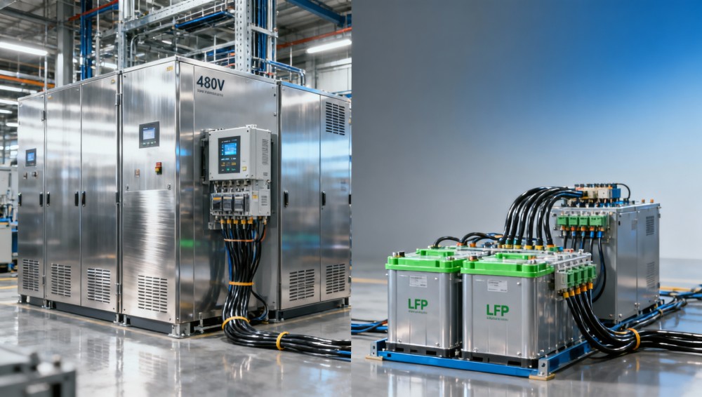 Green energy integration for manufacturing: What voltage stability issues arise with on-site solar + battery buffers?