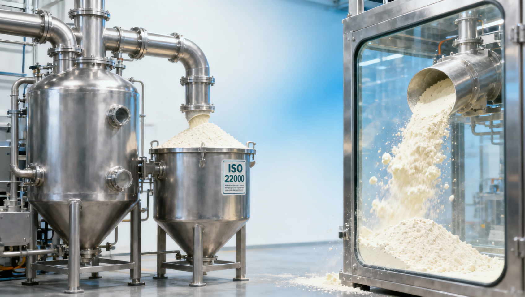 Waste minimization in food processing: Why vacuum conveying beats pneumatic for moisture-sensitive byproducts