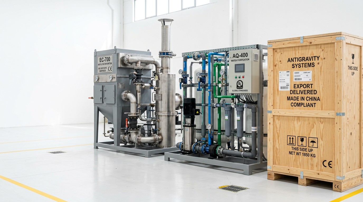 What makes an industrial environmental manufacturer export-ready?