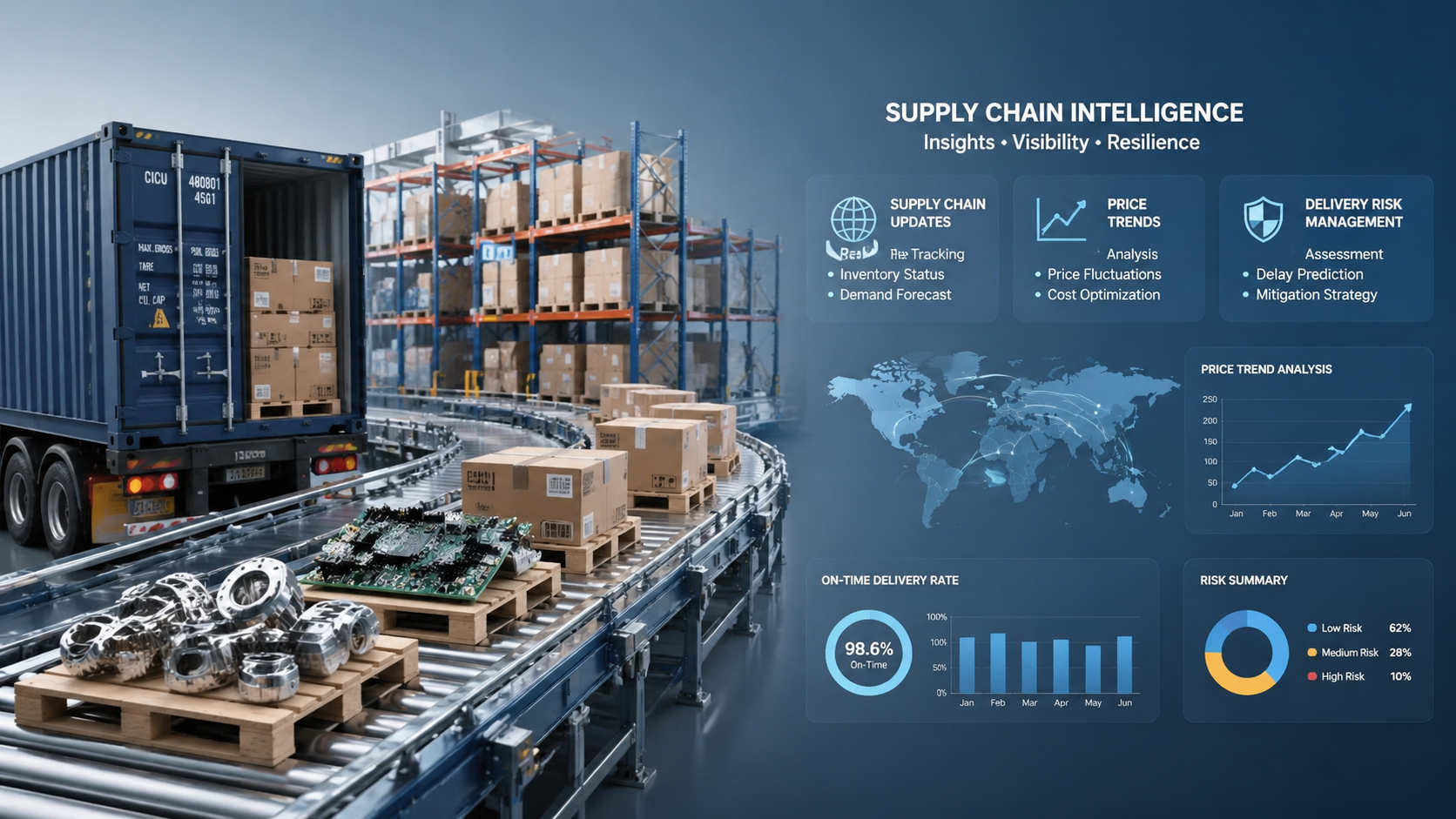 How to get global supply chain updates without paying for noise