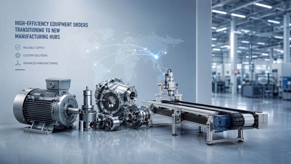 High-efficiency equipment orders are shifting to new hubs