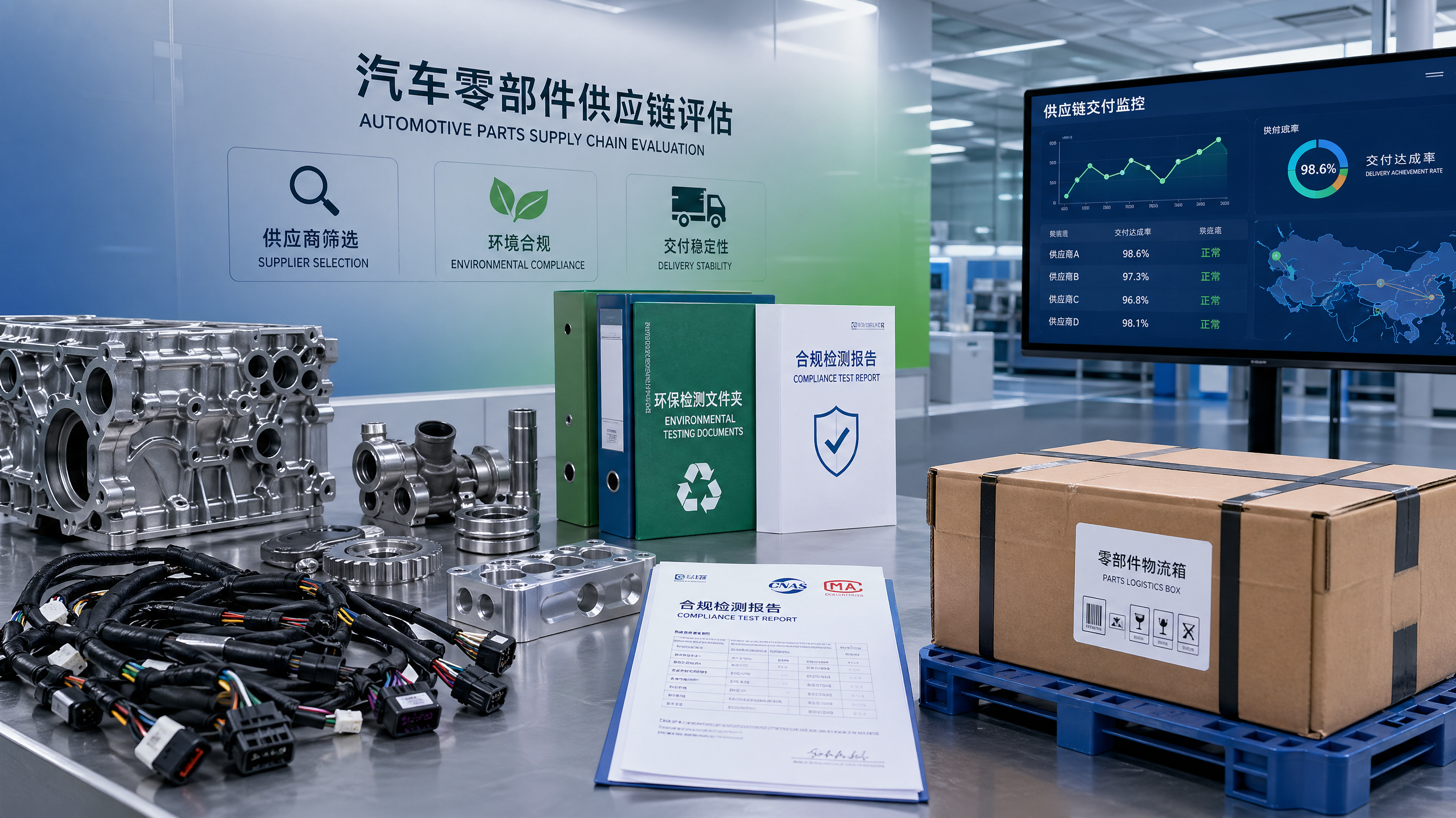 How automotive industry environmental news affects supplier selection