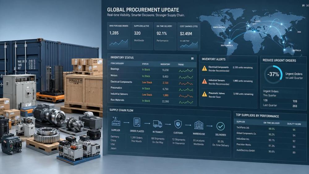 Can automated global supply chain updates reduce rush orders Can automated global supply chain updates reduce rush orders