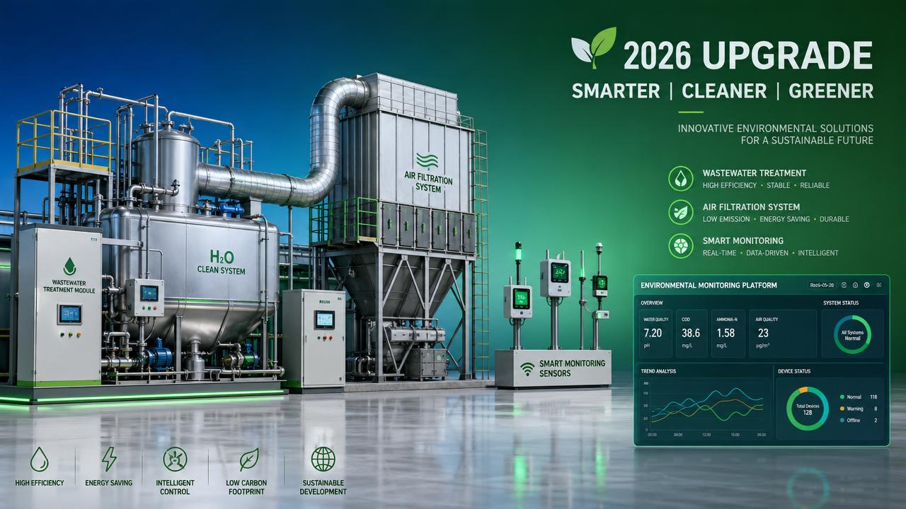Environmental equipment news for green initiatives in 2026