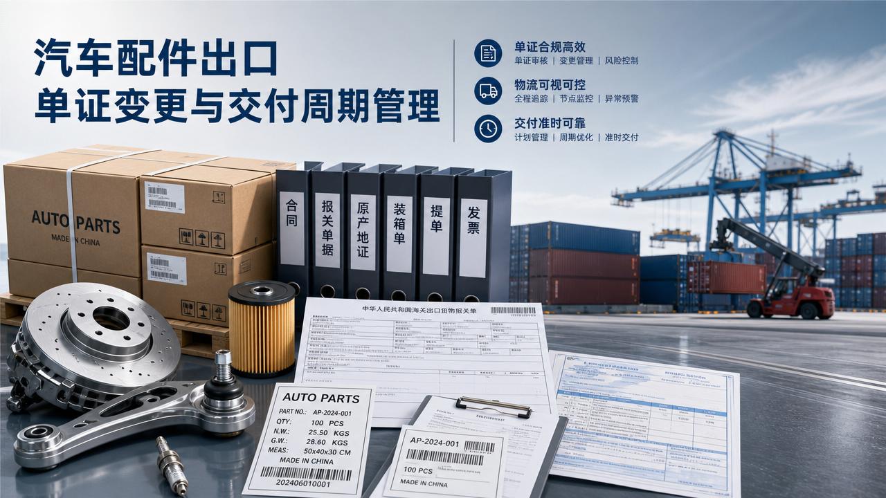 Automotive Parts Export Policy: What Changes in Documentation Mean for Lead Time