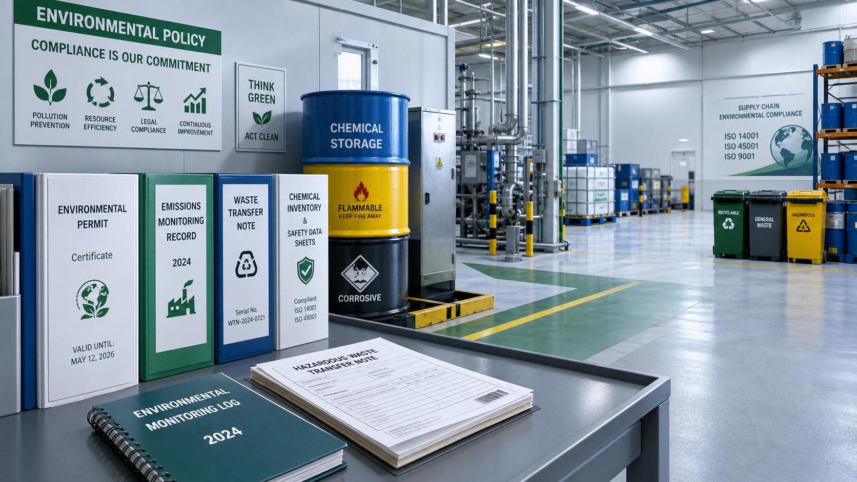 Environmental Compliance Certification Checklist for Suppliers