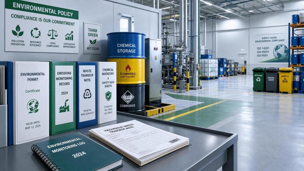 Environmental Compliance Certification Checklist for Suppliers