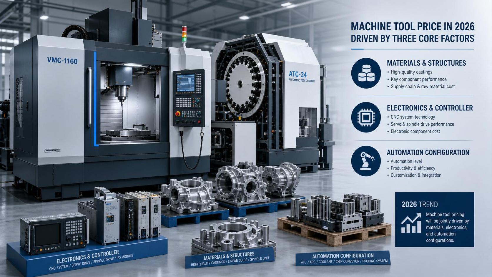 Machine Tools Price Trends in 2026: What Is Driving Cost Changes?