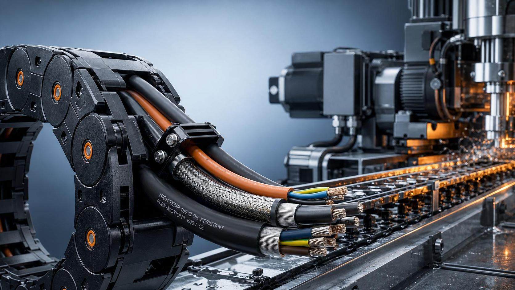 How to Choose Industrial Cables for Heat, Oil, and Motion