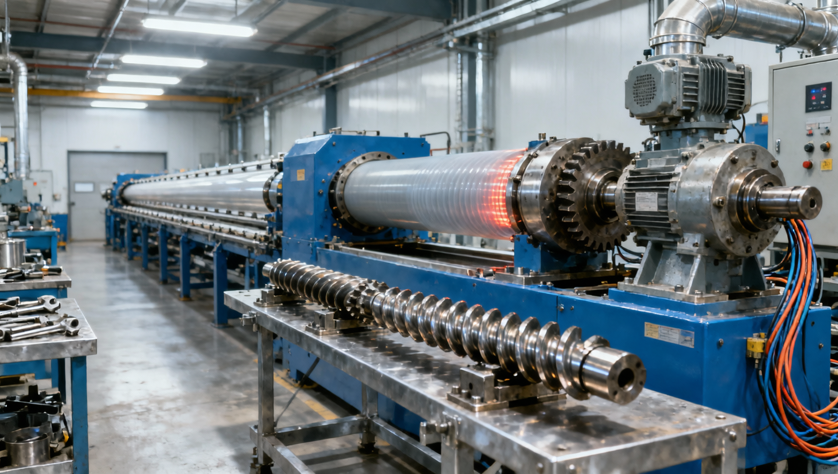 Inspection Priorities When Reconditioning Used Extruders for Production