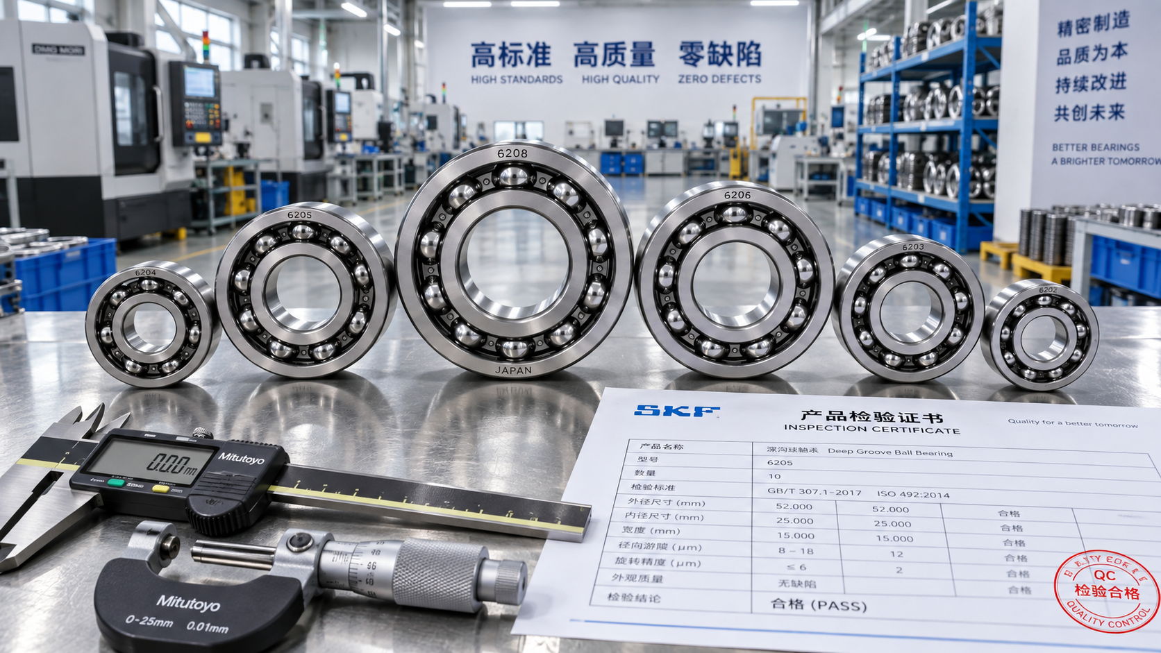 Deep Groove Ball Bearings Standards: The Checks That Protect Every Order