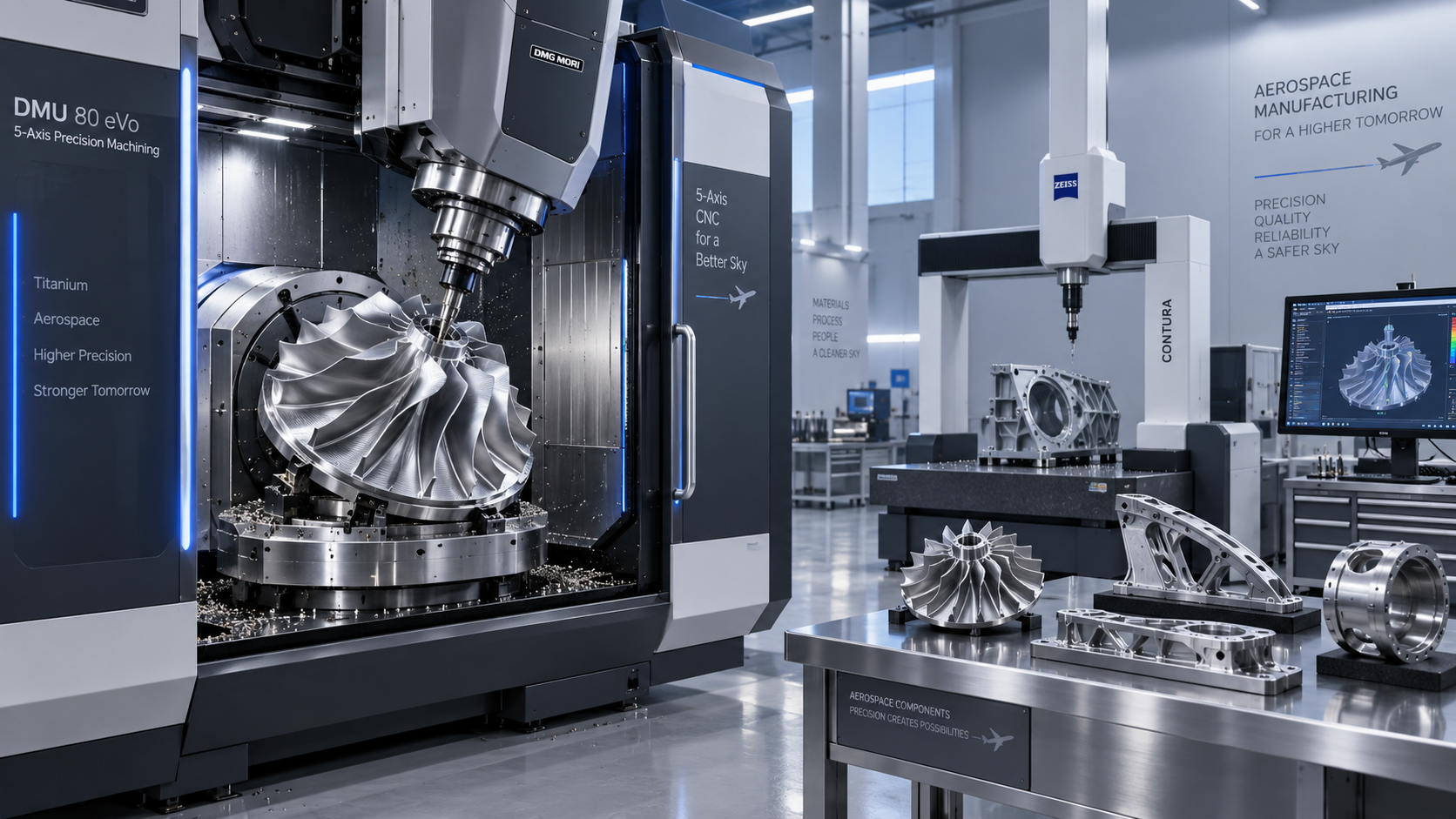 5-Axis CNC Machining: When Complex Aerospace Parts Justify the Added Cost