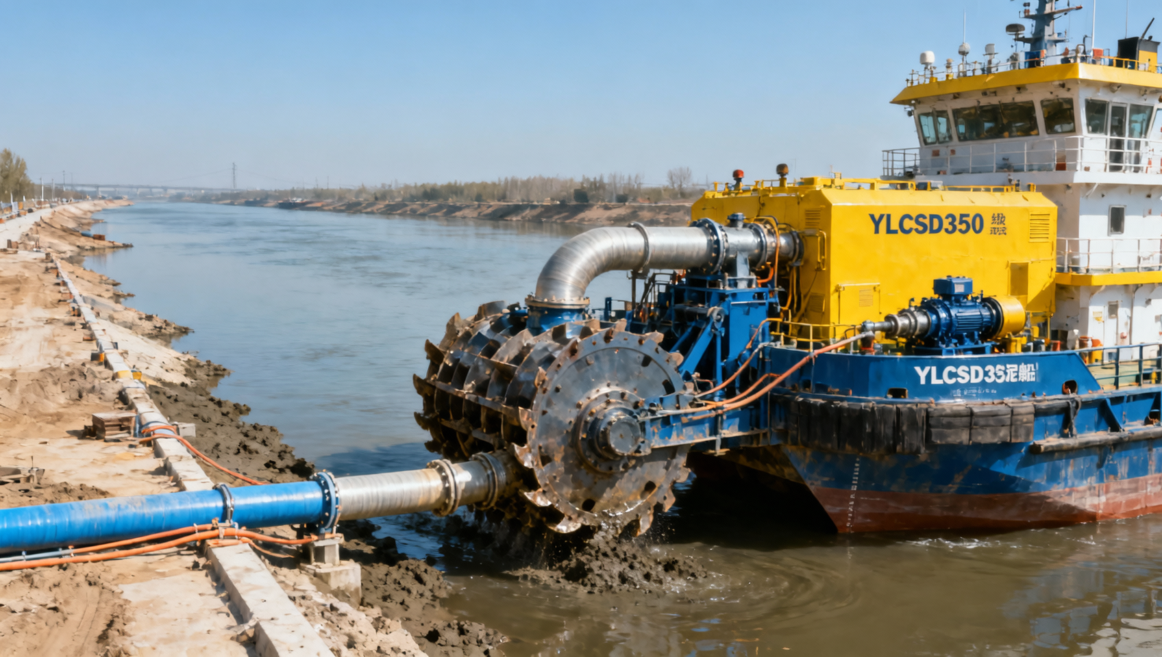 Procurement Checks for a YLCSD350 Cutter Suction Dredger