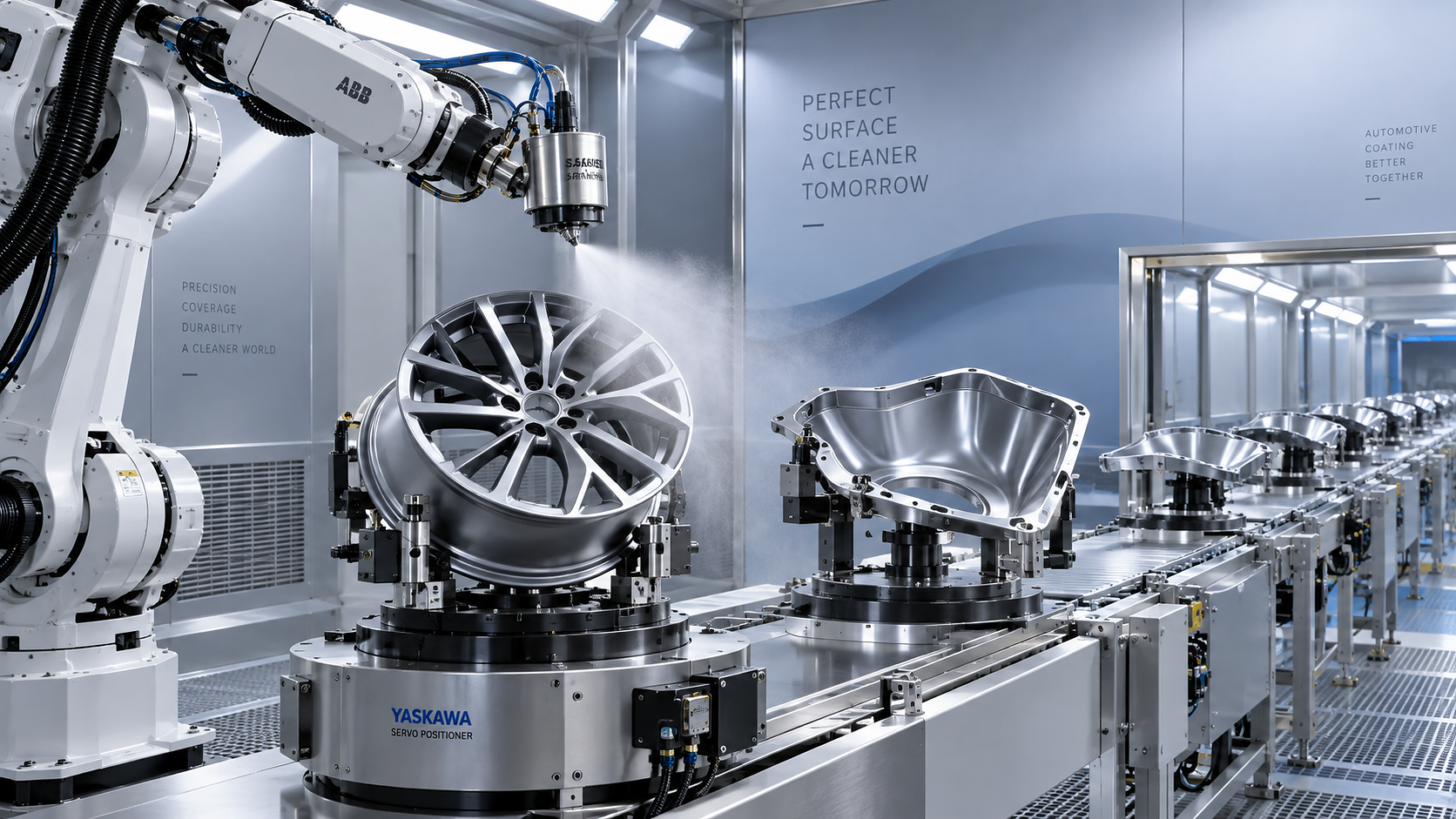 How to Select Painting Robots for Automotive Parts with Complex Geometries
