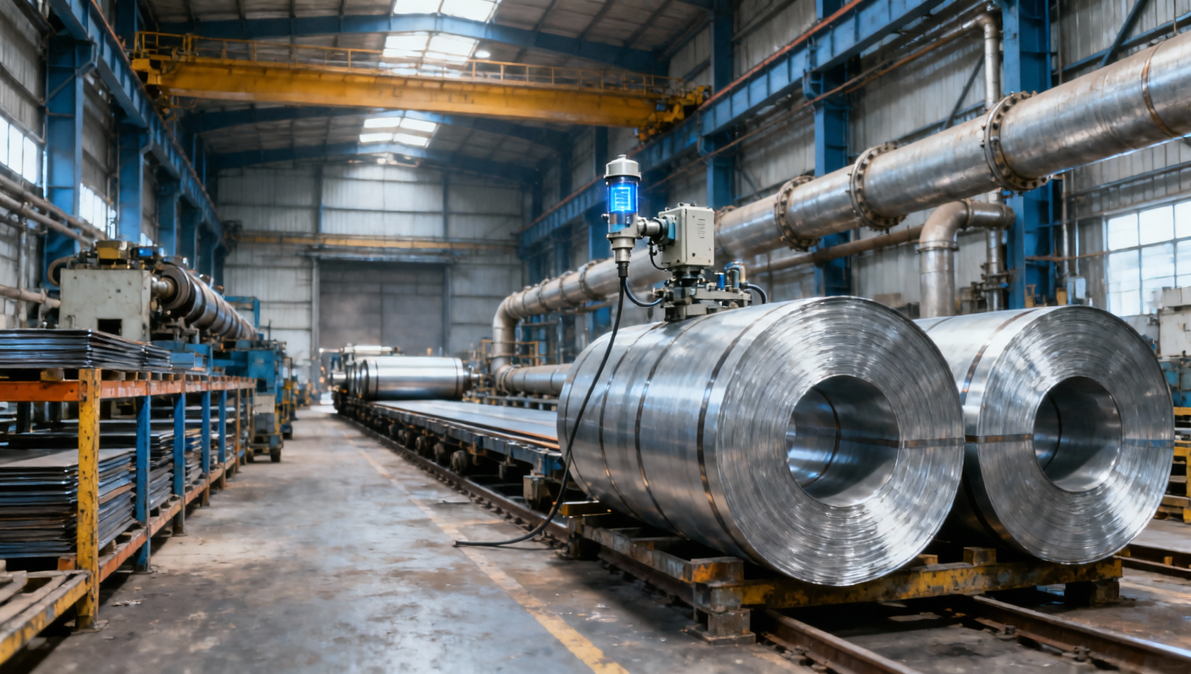 Which emissions data are required for CBAM reporting on steel imports?