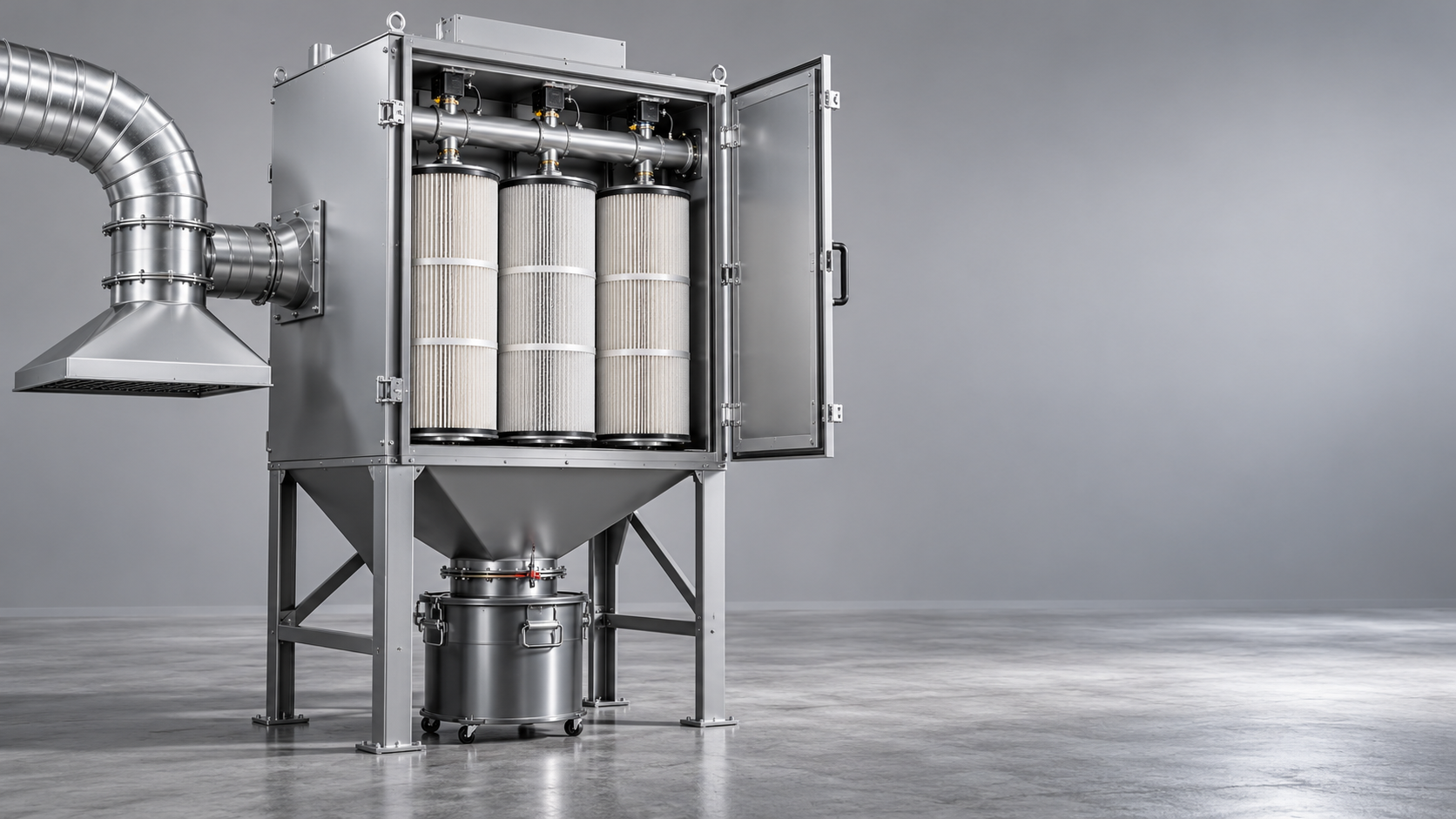 Choosing Industrial Dust Collectors: Airflow, Dust Type, and Filter Media