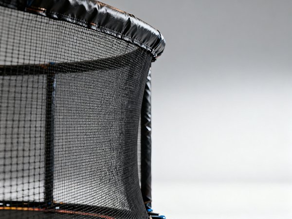Trampoline park netting that looks premium—until the third season