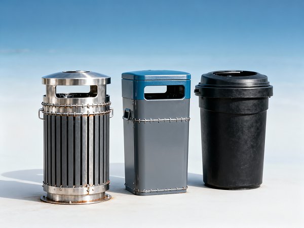 Park trash cans rated for ‘heavy-duty use’ — but not for coastal salt spray
