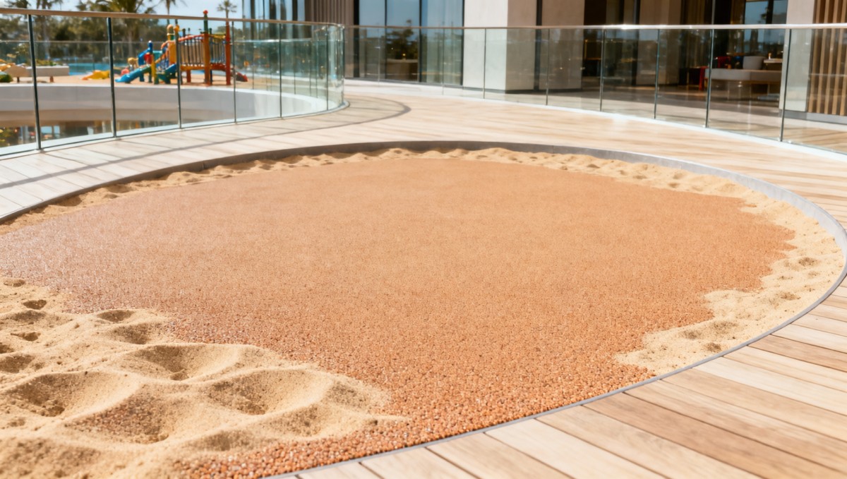 Sensory playground surfaces that pass ADA compliance—but still feel like sand to kids Sensory playground surfaces that pass ADA compliance—but still feel like sand to kids